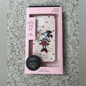 NIB kate spade New York x Minnie Mouse Pink Protective iPhone11 pro Case